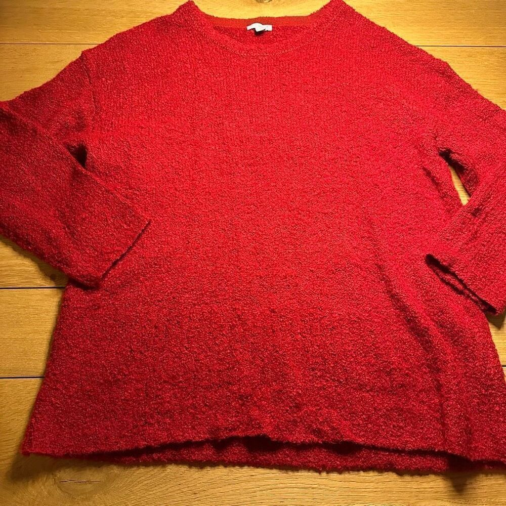 J. Jill wool blend sweater medium red